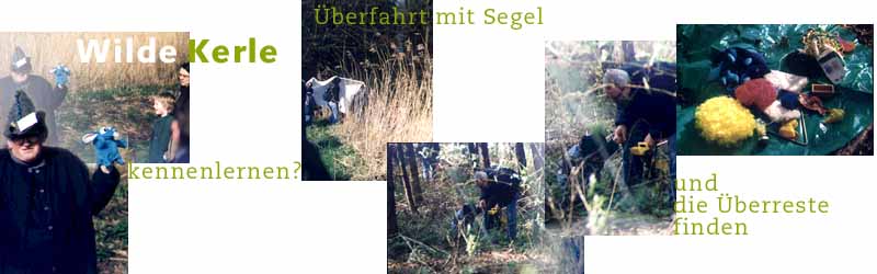 Wilde Kerle kennenlernen? &Uuml;berfahrt mit Segel und die &Uuml;berreste finden
